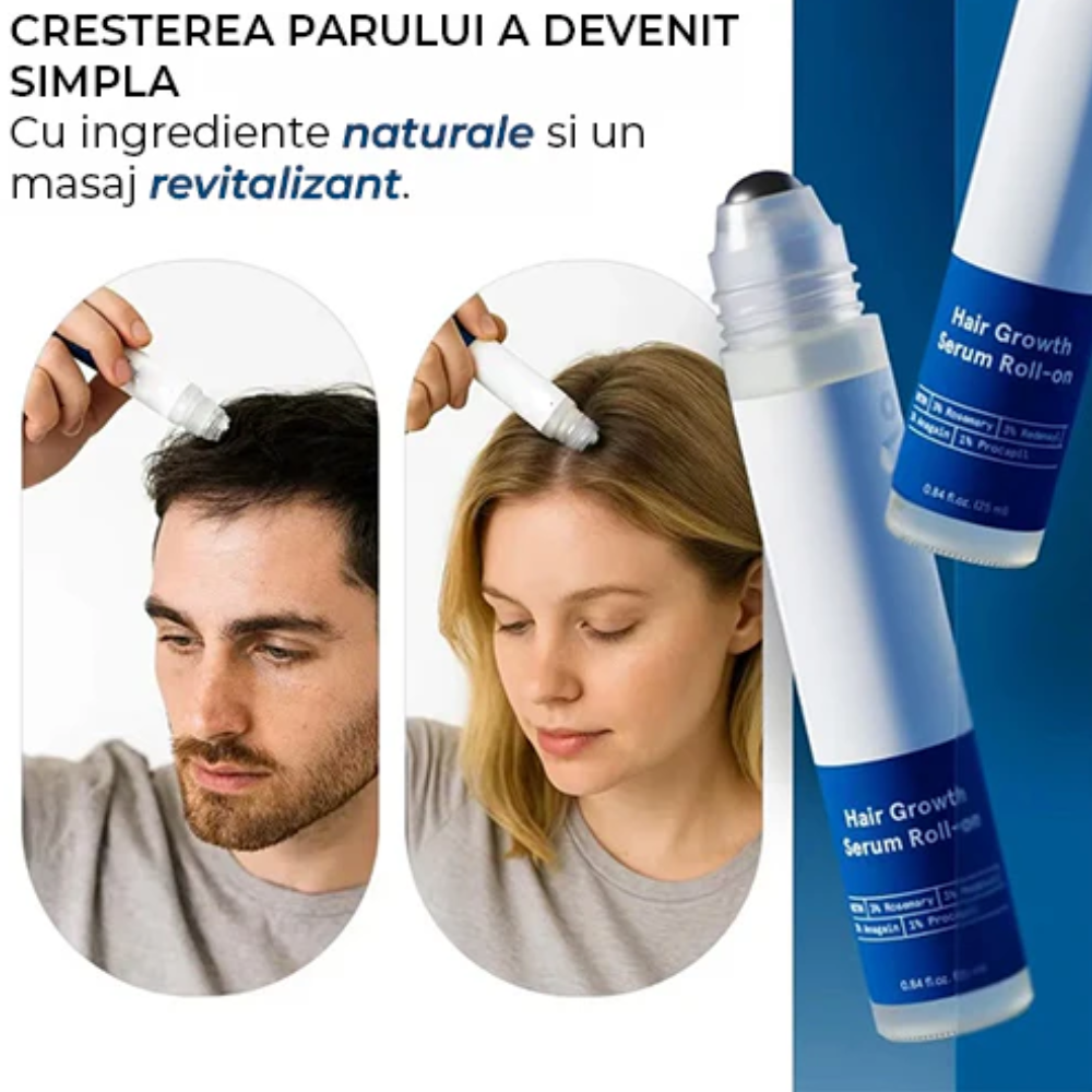 Ser pentru Îngrijirea Părului predispus la Cădere cu Extract de Rozmarin și 2% Aminexil